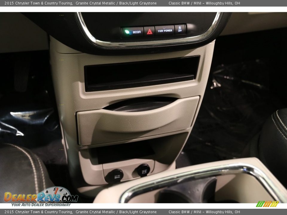 2015 Chrysler Town & Country Touring Granite Crystal Metallic / Black/Light Graystone Photo #14