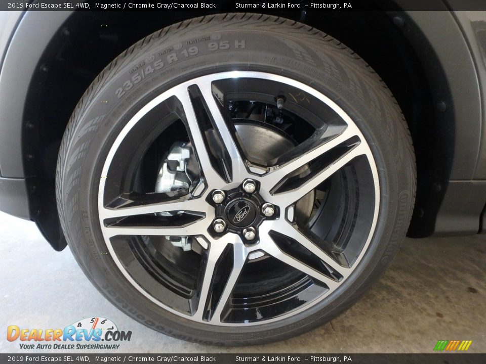 2019 Ford Escape SEL 4WD Magnetic / Chromite Gray/Charcoal Black Photo #6