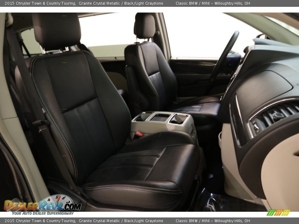 2015 Chrysler Town & Country Touring Granite Crystal Metallic / Black/Light Graystone Photo #18