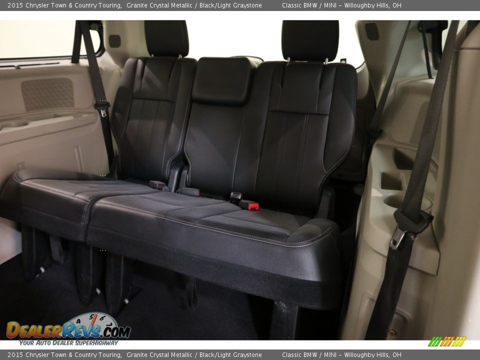 2015 Chrysler Town & Country Touring Granite Crystal Metallic / Black/Light Graystone Photo #21