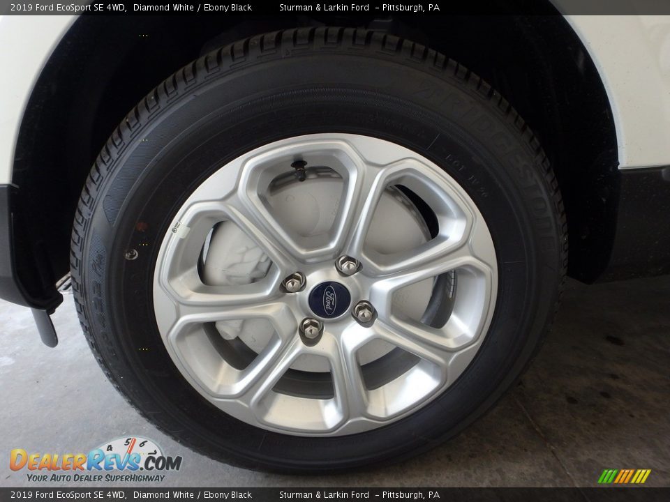 2019 Ford EcoSport SE 4WD Diamond White / Ebony Black Photo #6