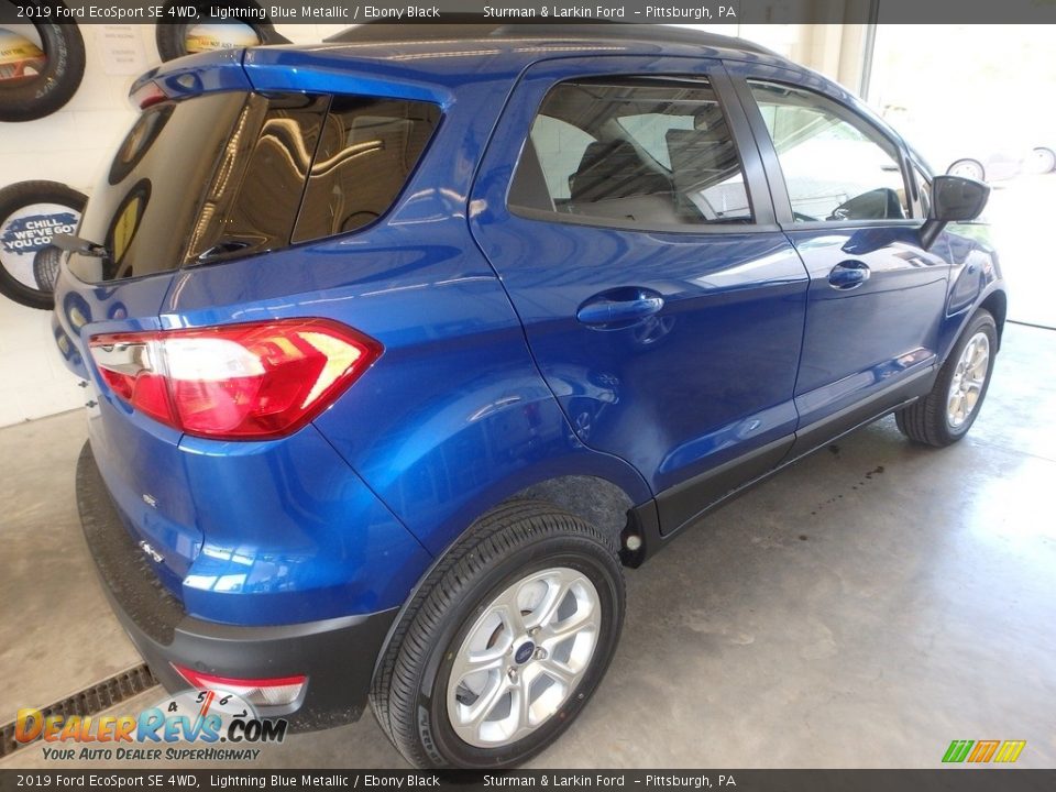 2019 Ford EcoSport SE 4WD Lightning Blue Metallic / Ebony Black Photo #2