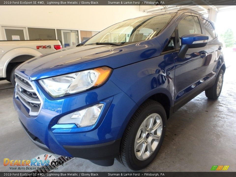 2019 Ford EcoSport SE 4WD Lightning Blue Metallic / Ebony Black Photo #5