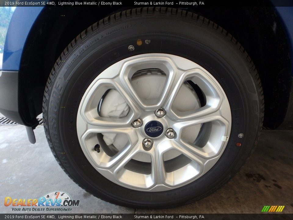 2019 Ford EcoSport SE 4WD Lightning Blue Metallic / Ebony Black Photo #6
