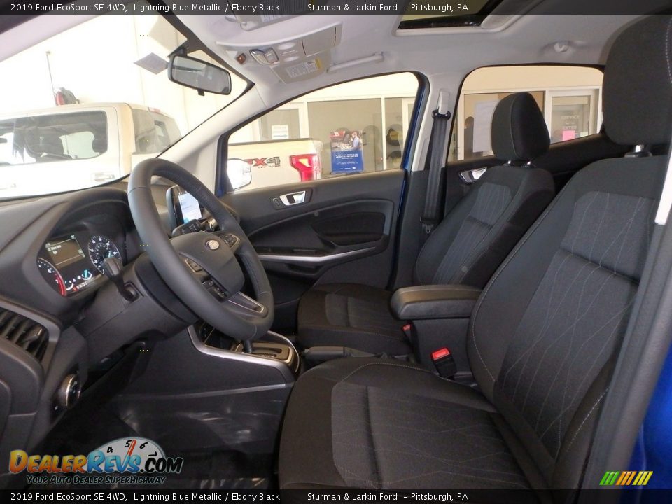 2019 Ford EcoSport SE 4WD Lightning Blue Metallic / Ebony Black Photo #7
