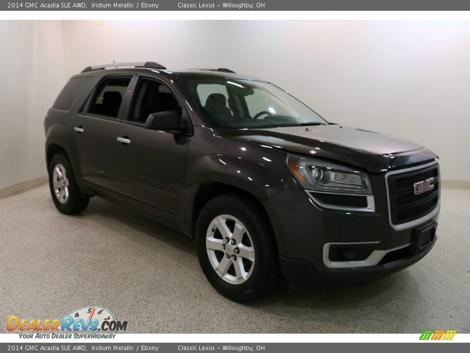 2014 GMC Acadia SLE AWD Iridium Metallic / Ebony Photo #1