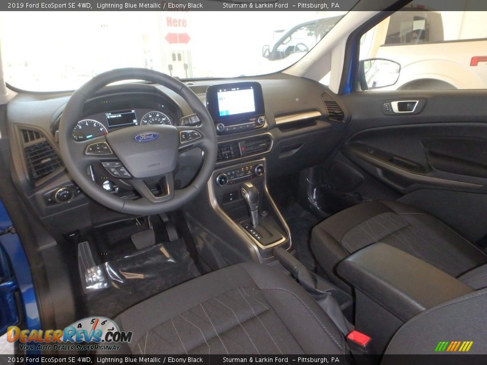 2019 Ford EcoSport SE 4WD Lightning Blue Metallic / Ebony Black Photo #9