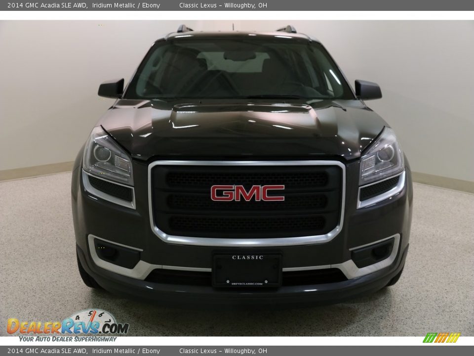 2014 GMC Acadia SLE AWD Iridium Metallic / Ebony Photo #2