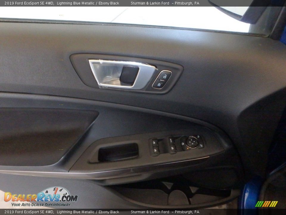 2019 Ford EcoSport SE 4WD Lightning Blue Metallic / Ebony Black Photo #10