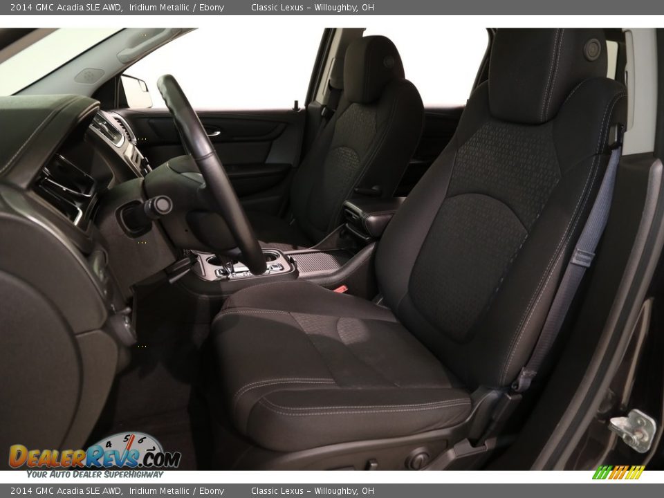 2014 GMC Acadia SLE AWD Iridium Metallic / Ebony Photo #5