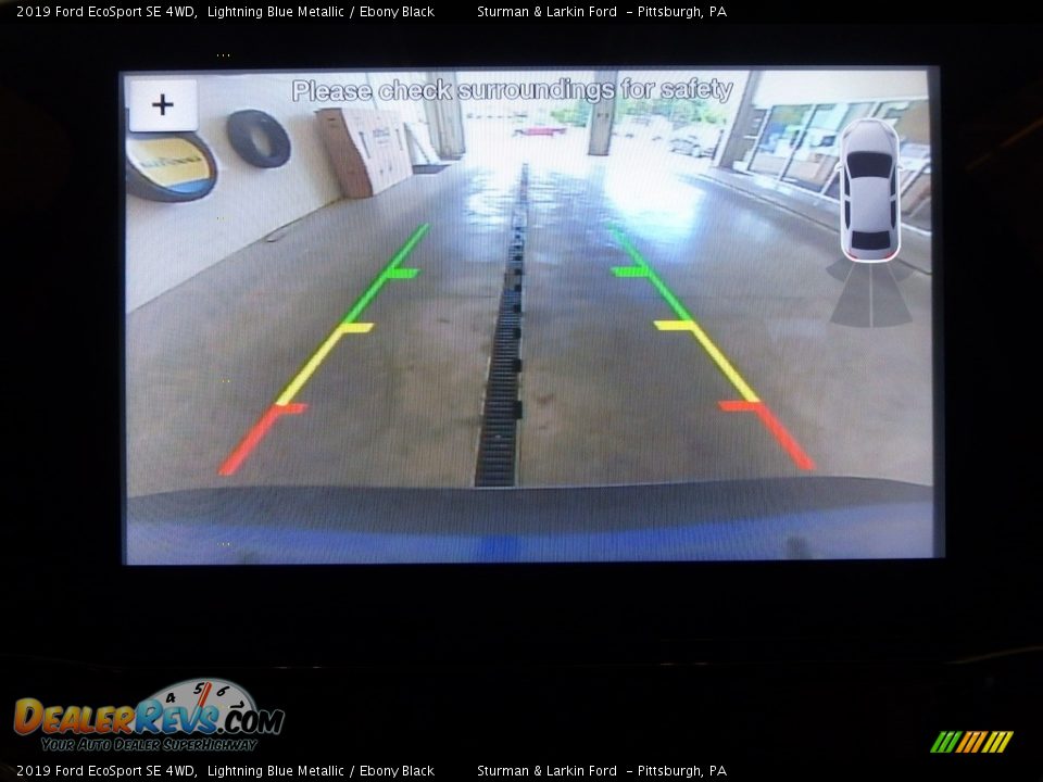 2019 Ford EcoSport SE 4WD Lightning Blue Metallic / Ebony Black Photo #12