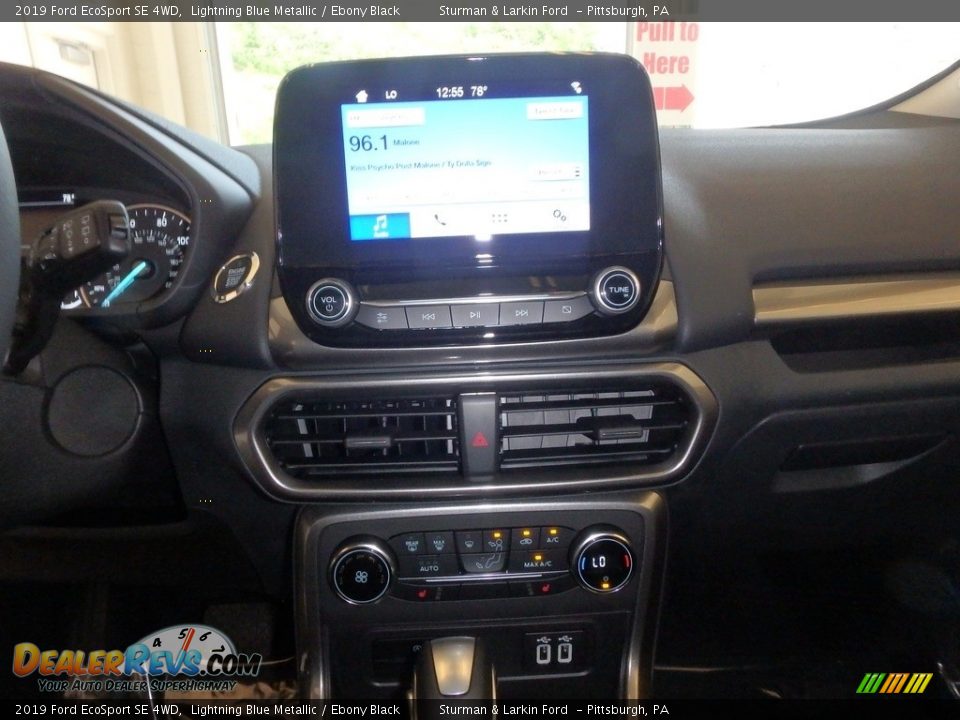 2019 Ford EcoSport SE 4WD Lightning Blue Metallic / Ebony Black Photo #13