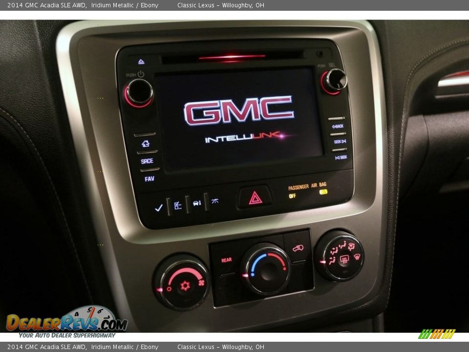 2014 GMC Acadia SLE AWD Iridium Metallic / Ebony Photo #9