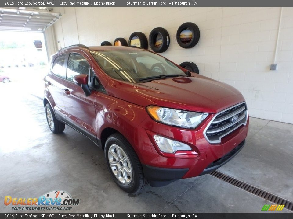 2019 Ford EcoSport SE 4WD Ruby Red Metallic / Ebony Black Photo #1