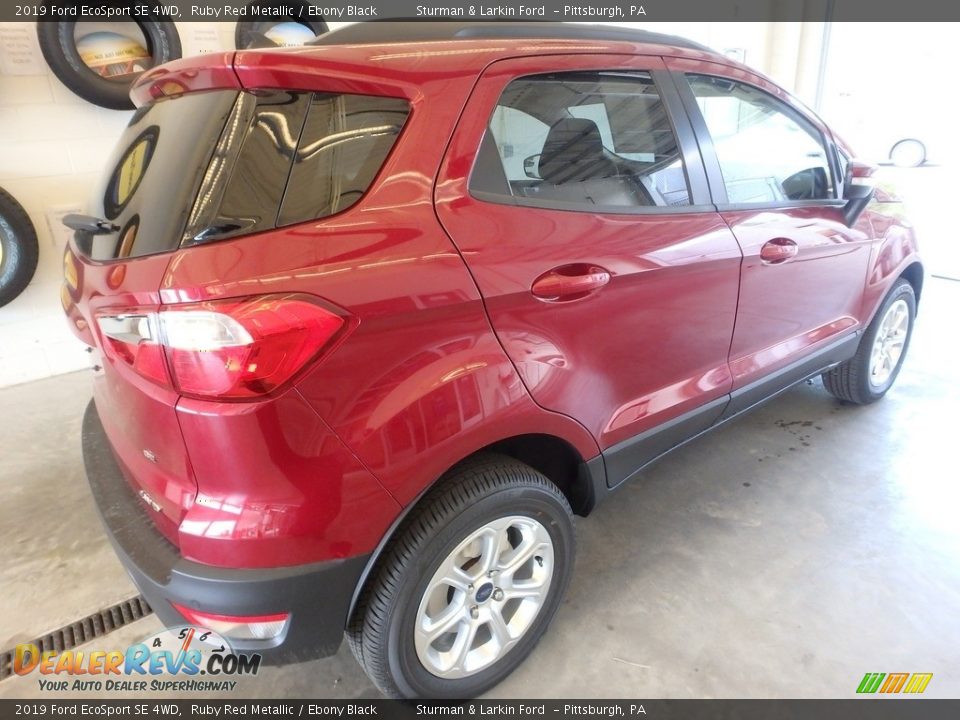 2019 Ford EcoSport SE 4WD Ruby Red Metallic / Ebony Black Photo #2