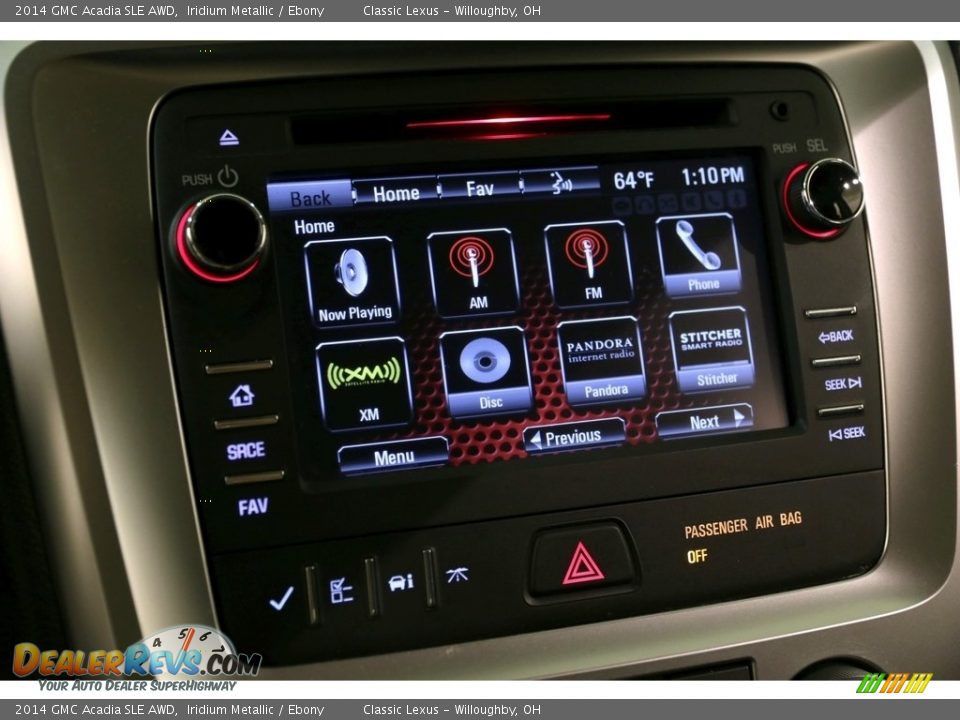 2014 GMC Acadia SLE AWD Iridium Metallic / Ebony Photo #11
