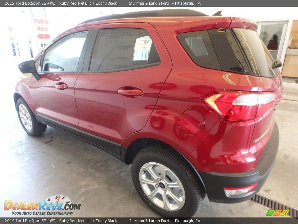 2019 Ford EcoSport SE 4WD Ruby Red Metallic / Ebony Black Photo #4