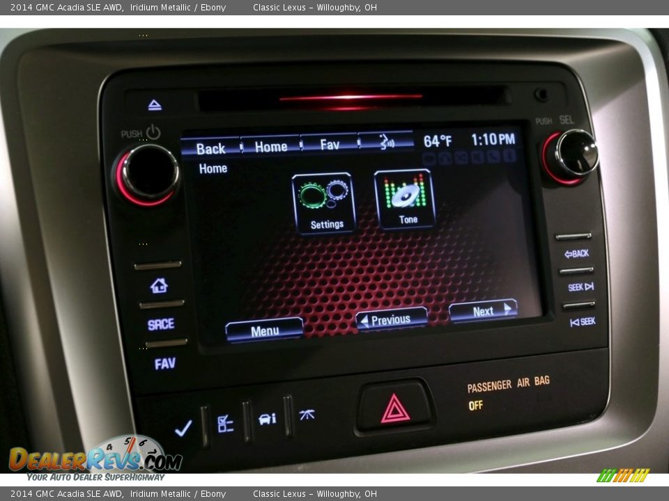 2014 GMC Acadia SLE AWD Iridium Metallic / Ebony Photo #13
