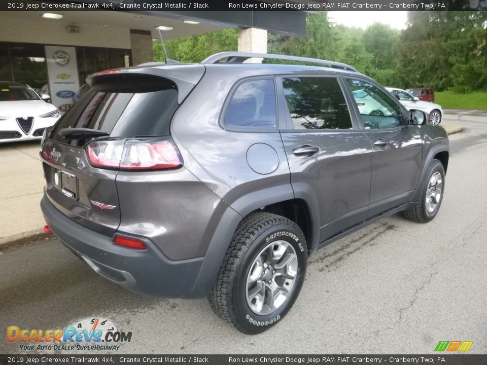 2019 Jeep Cherokee Trailhawk 4x4 Granite Crystal Metallic / Black Photo #2