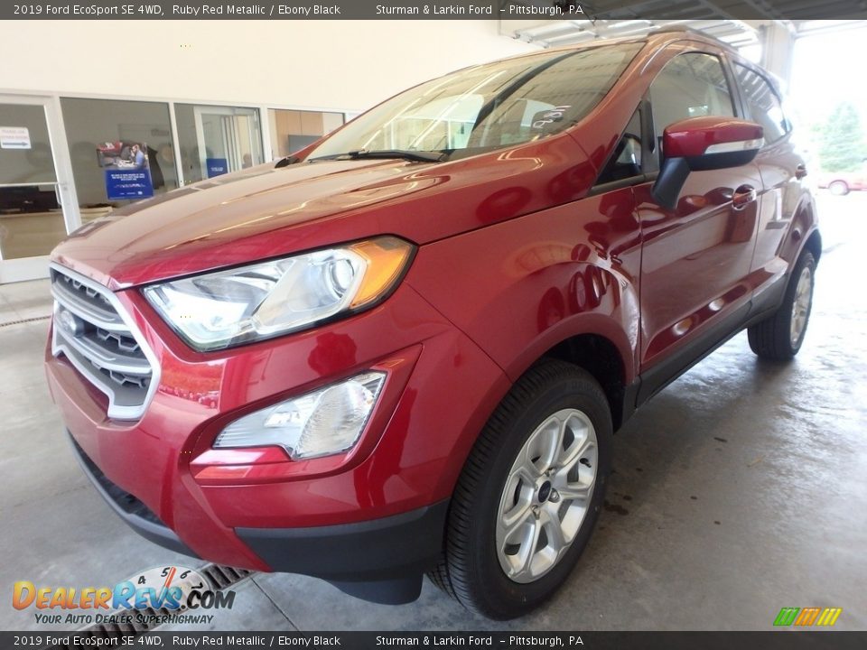 2019 Ford EcoSport SE 4WD Ruby Red Metallic / Ebony Black Photo #5