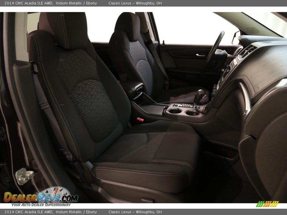 2014 GMC Acadia SLE AWD Iridium Metallic / Ebony Photo #16