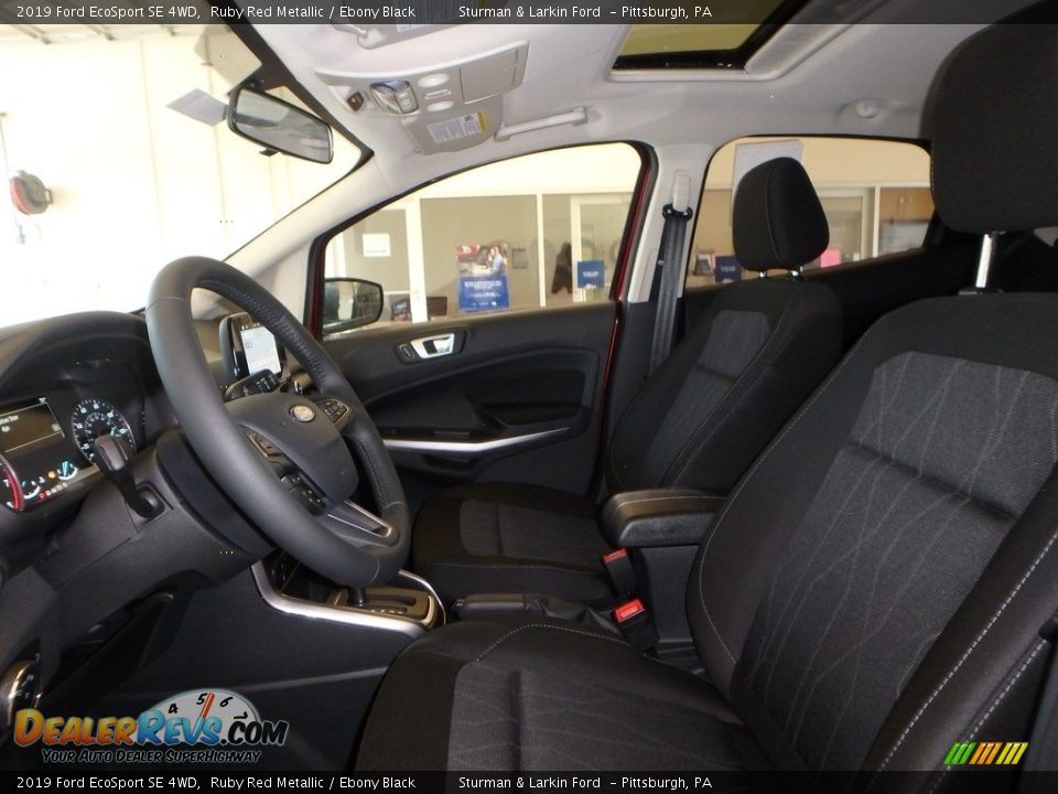 2019 Ford EcoSport SE 4WD Ruby Red Metallic / Ebony Black Photo #7