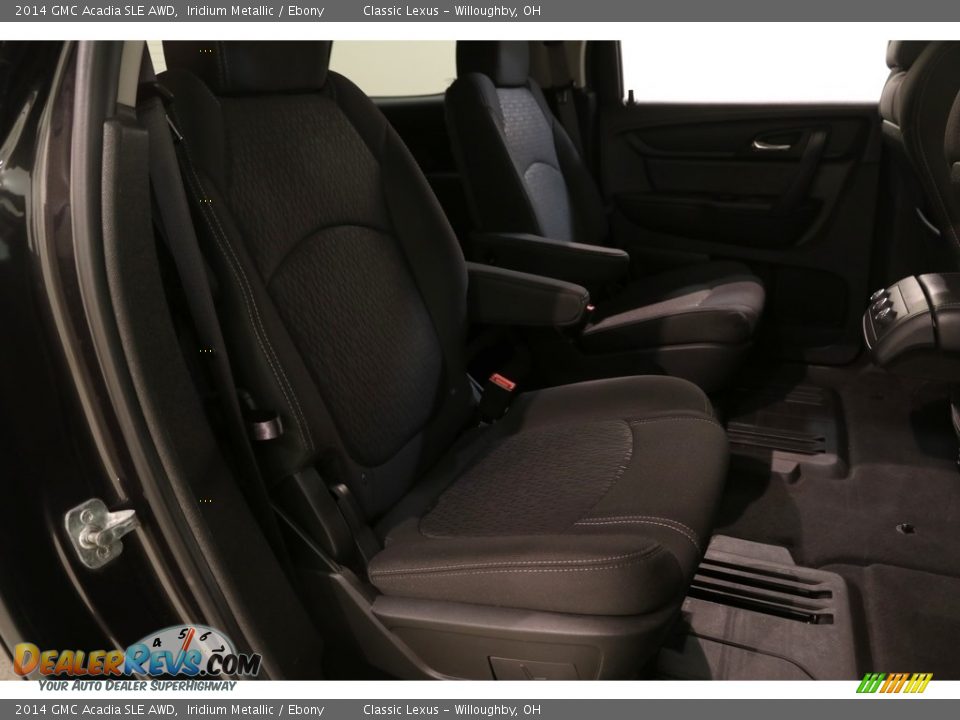2014 GMC Acadia SLE AWD Iridium Metallic / Ebony Photo #17