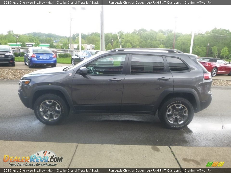 2019 Jeep Cherokee Trailhawk 4x4 Granite Crystal Metallic / Black Photo #6