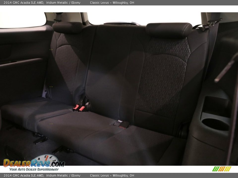 2014 GMC Acadia SLE AWD Iridium Metallic / Ebony Photo #19