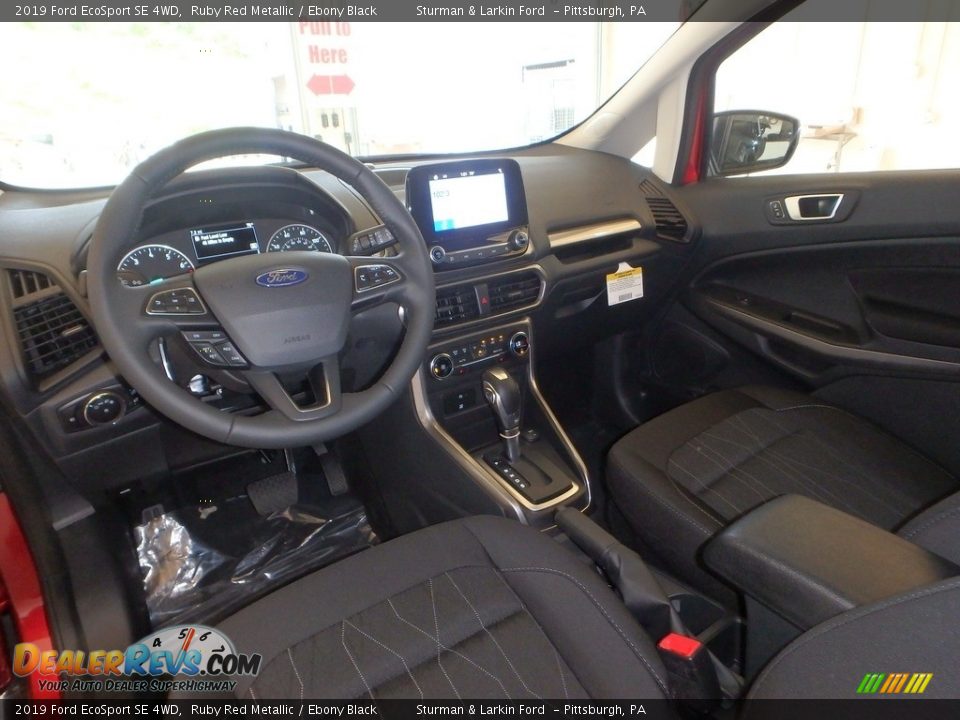 2019 Ford EcoSport SE 4WD Ruby Red Metallic / Ebony Black Photo #9