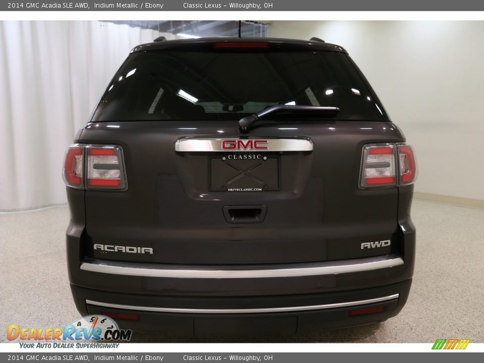 2014 GMC Acadia SLE AWD Iridium Metallic / Ebony Photo #20