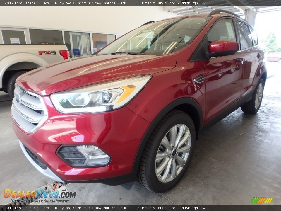2019 Ford Escape SEL 4WD Ruby Red / Chromite Gray/Charcoal Black Photo #5