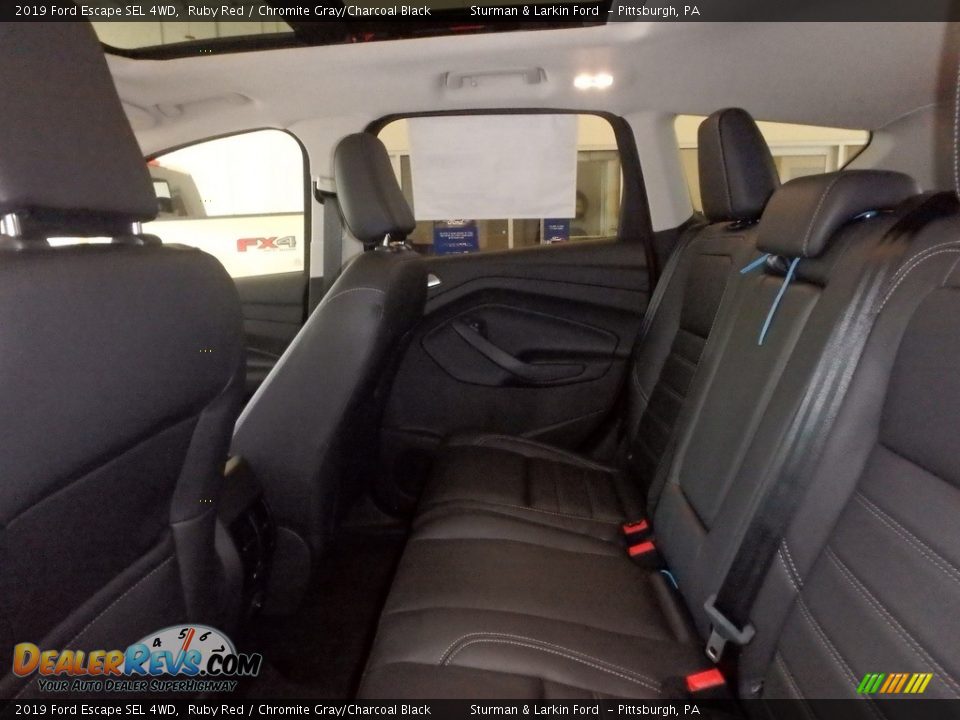 2019 Ford Escape SEL 4WD Ruby Red / Chromite Gray/Charcoal Black Photo #8