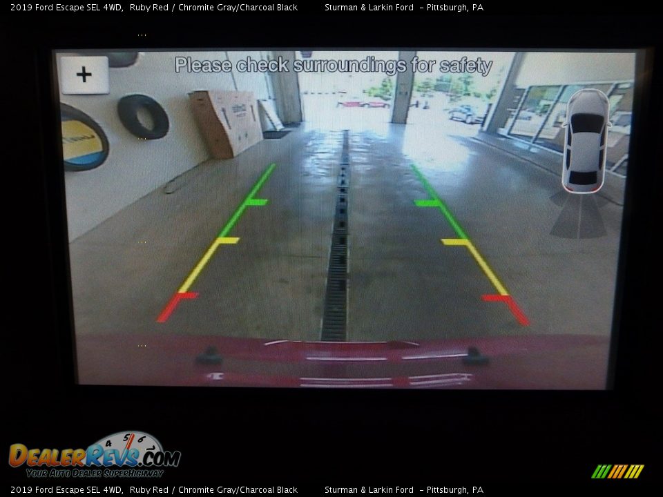 2019 Ford Escape SEL 4WD Ruby Red / Chromite Gray/Charcoal Black Photo #12