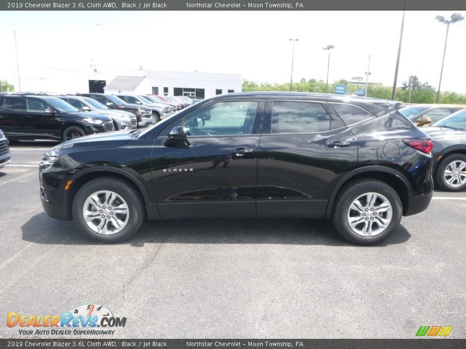 2019 Chevrolet Blazer 3.6L Cloth AWD Black / Jet Black Photo #2