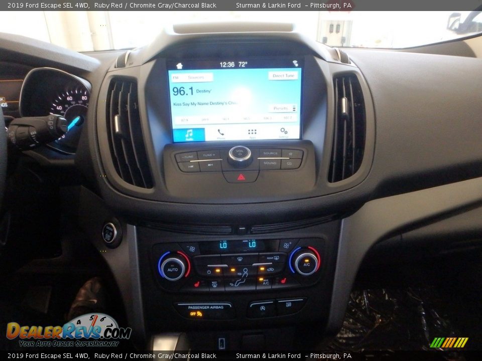 2019 Ford Escape SEL 4WD Ruby Red / Chromite Gray/Charcoal Black Photo #13