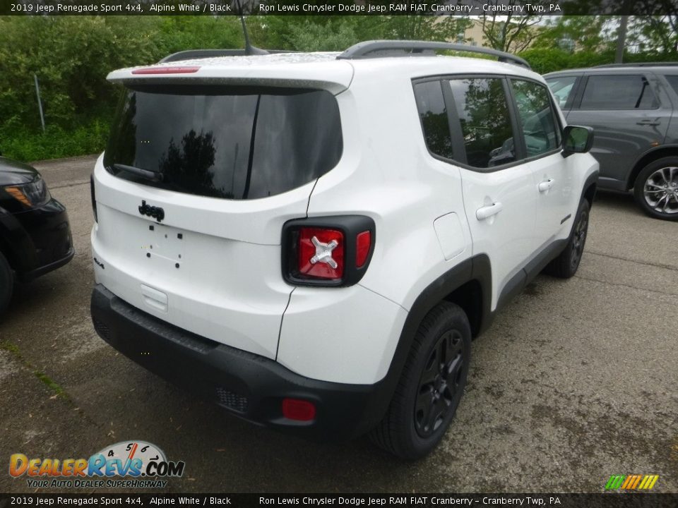 2019 Jeep Renegade Sport 4x4 Alpine White / Black Photo #5