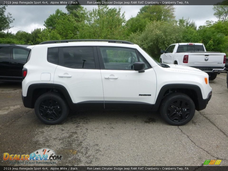 2019 Jeep Renegade Sport 4x4 Alpine White / Black Photo #6