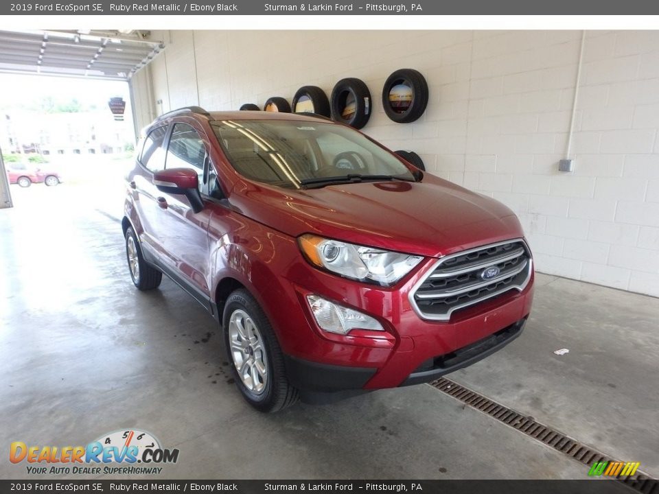 2019 Ford EcoSport SE Ruby Red Metallic / Ebony Black Photo #1
