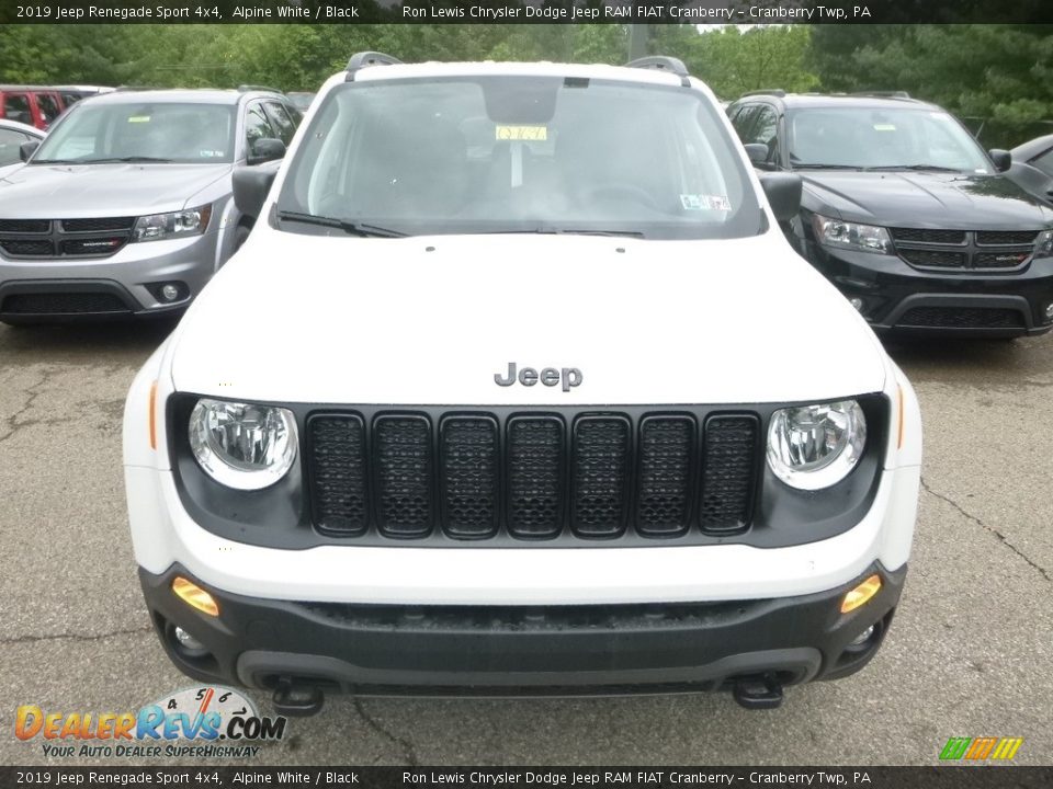 2019 Jeep Renegade Sport 4x4 Alpine White / Black Photo #8