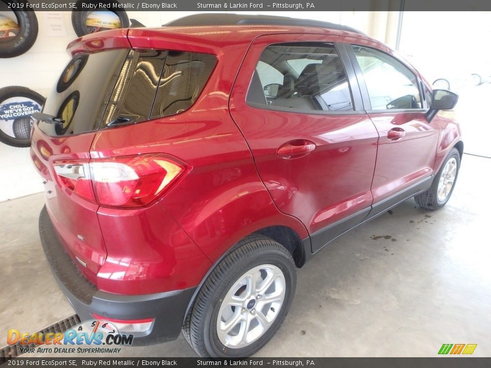 2019 Ford EcoSport SE Ruby Red Metallic / Ebony Black Photo #2