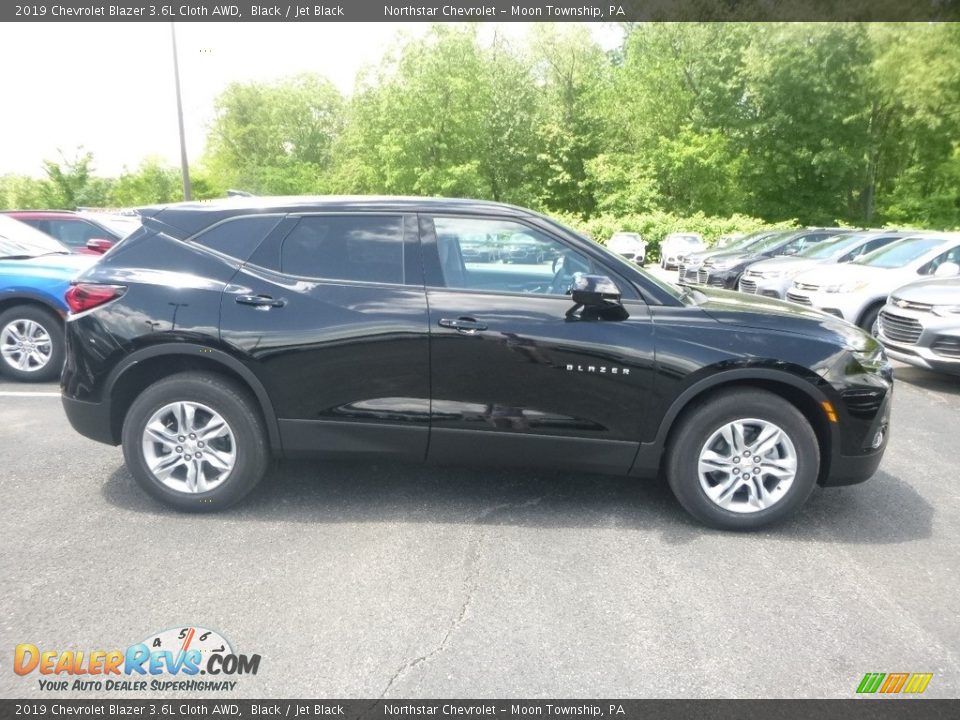 2019 Chevrolet Blazer 3.6L Cloth AWD Black / Jet Black Photo #6