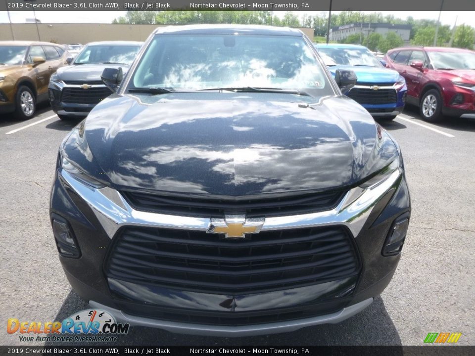 2019 Chevrolet Blazer 3.6L Cloth AWD Black / Jet Black Photo #8