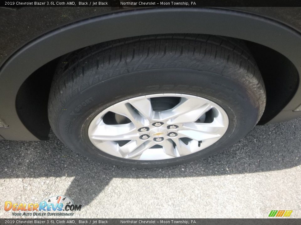 2019 Chevrolet Blazer 3.6L Cloth AWD Black / Jet Black Photo #9