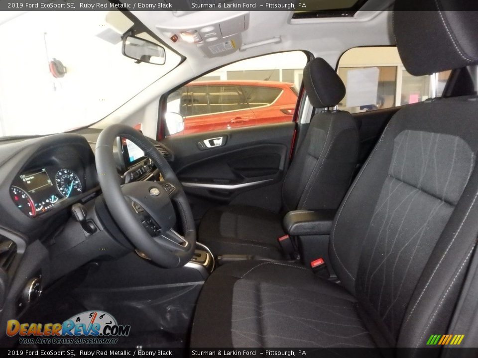 2019 Ford EcoSport SE Ruby Red Metallic / Ebony Black Photo #7