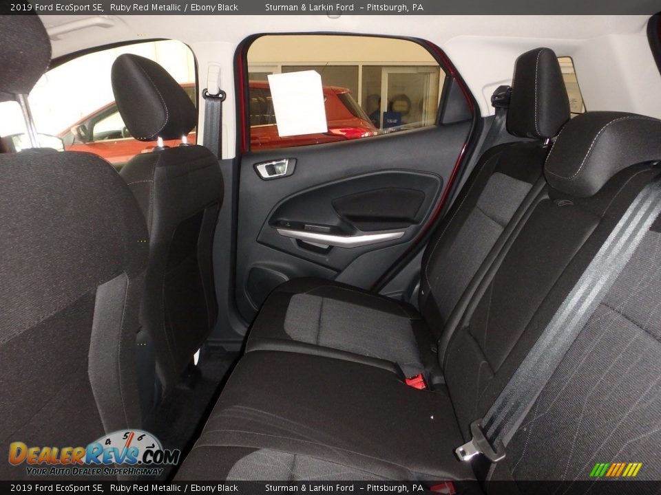 2019 Ford EcoSport SE Ruby Red Metallic / Ebony Black Photo #8