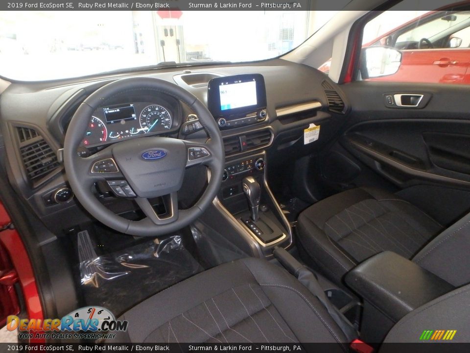 2019 Ford EcoSport SE Ruby Red Metallic / Ebony Black Photo #9