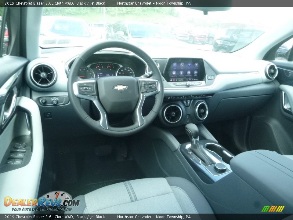 2019 Chevrolet Blazer 3.6L Cloth AWD Black / Jet Black Photo #13