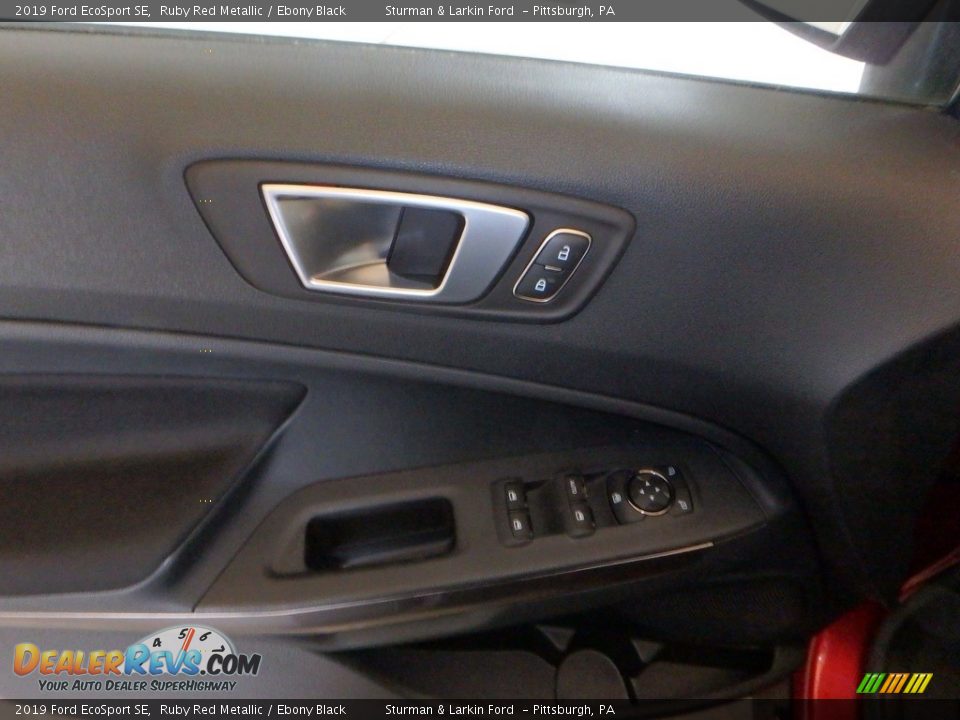 2019 Ford EcoSport SE Ruby Red Metallic / Ebony Black Photo #10