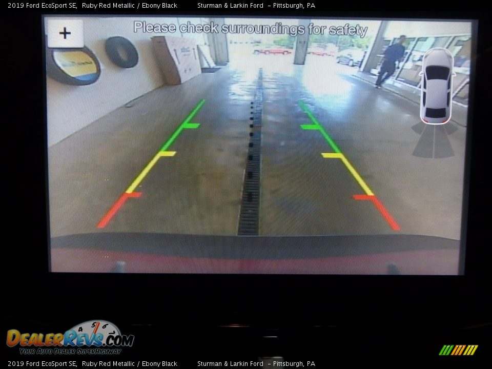 2019 Ford EcoSport SE Ruby Red Metallic / Ebony Black Photo #12